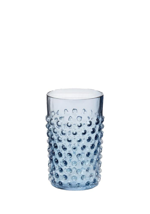 Blue Dew Drop Tumblers - Luxury Glassware Set Of 4