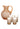 Bronze Dew Drop Jug with 4 Tumblers
