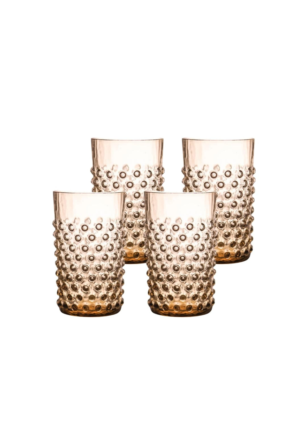 Bronze Dew Drop Tumblers - Set Of 4