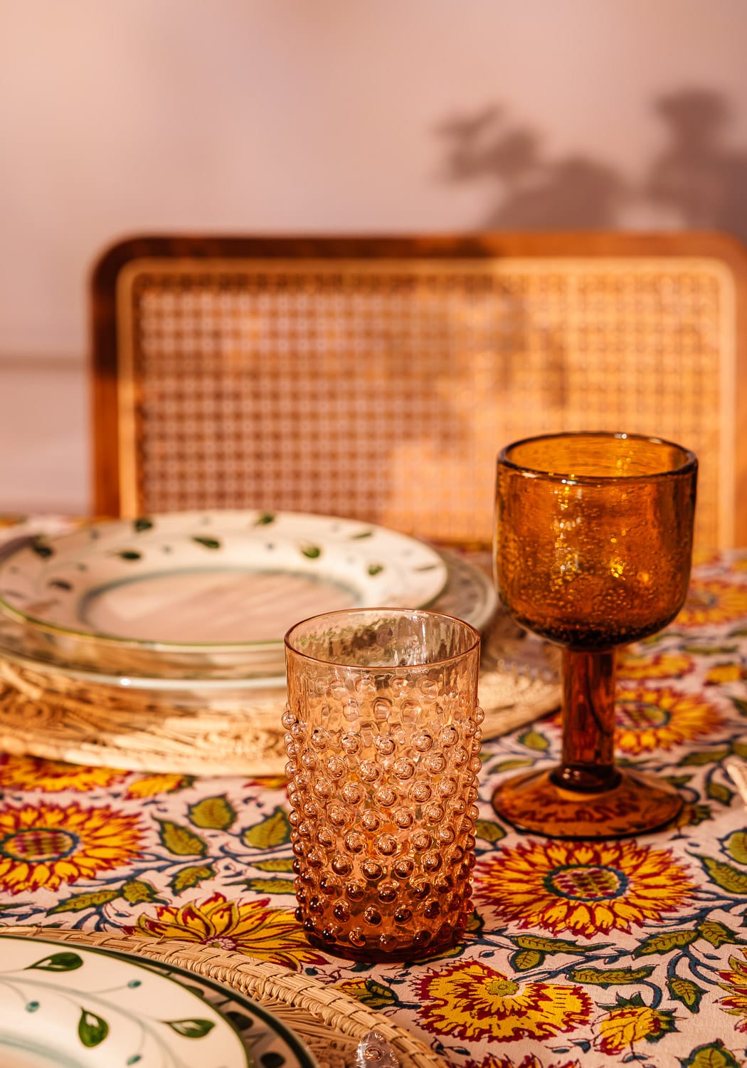 Bronze Dew Drop Tumblers - Set Of 4