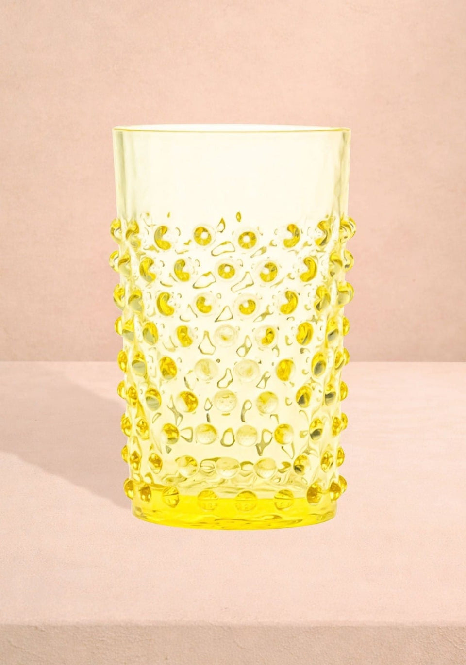 Glasses Citrine Dew Drop Tumblers - Set Of 4