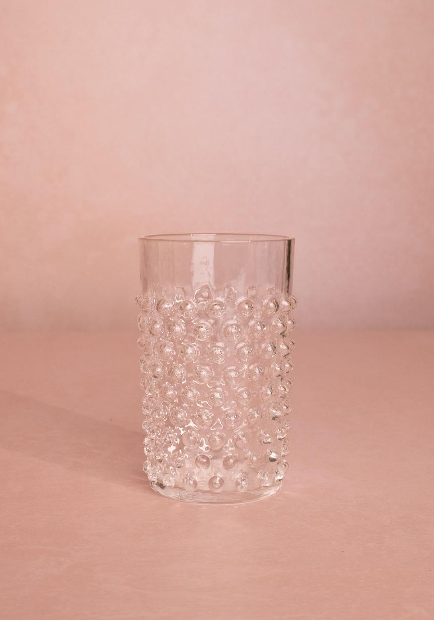 Glasses Clear Dew Drop Tumblers - Set Of 4