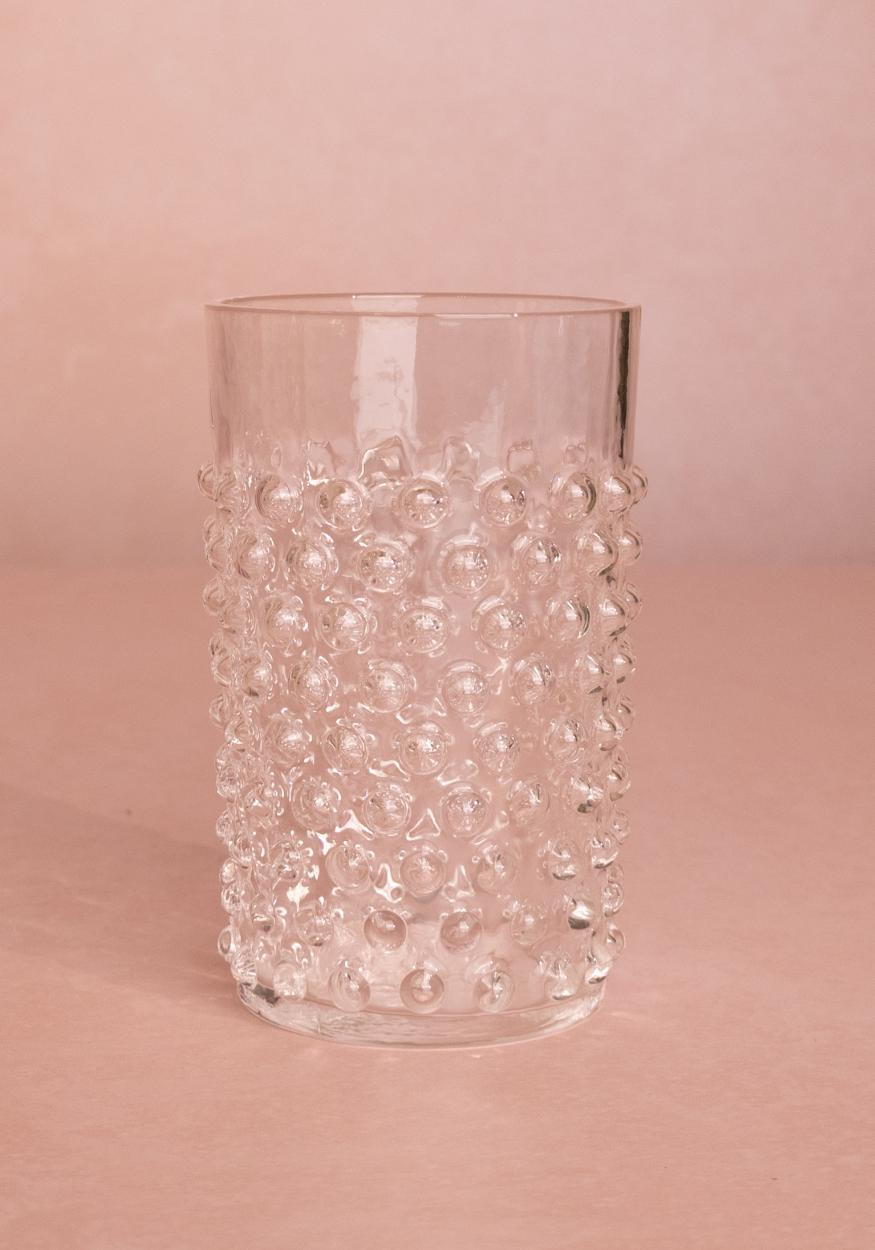 Clear Dew Drop Tumblers - Set Of 4