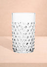 Clear Dew Drop Tumblers - Set Of 4