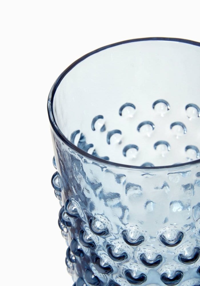 Cornflower Blue Dew Drop Tumblers- Set of 4