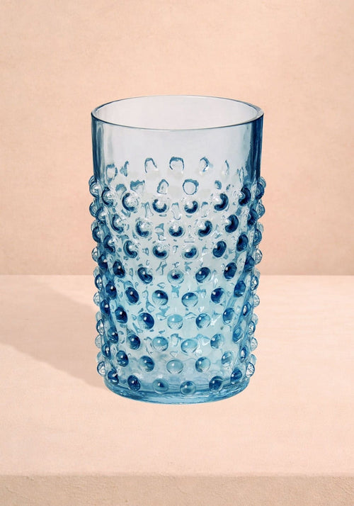 Cornflower Blue Dew Drop Tumblers- Set of 4