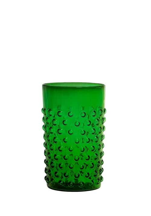 Dark Green Dew Drop Tumblers - Set Of 4