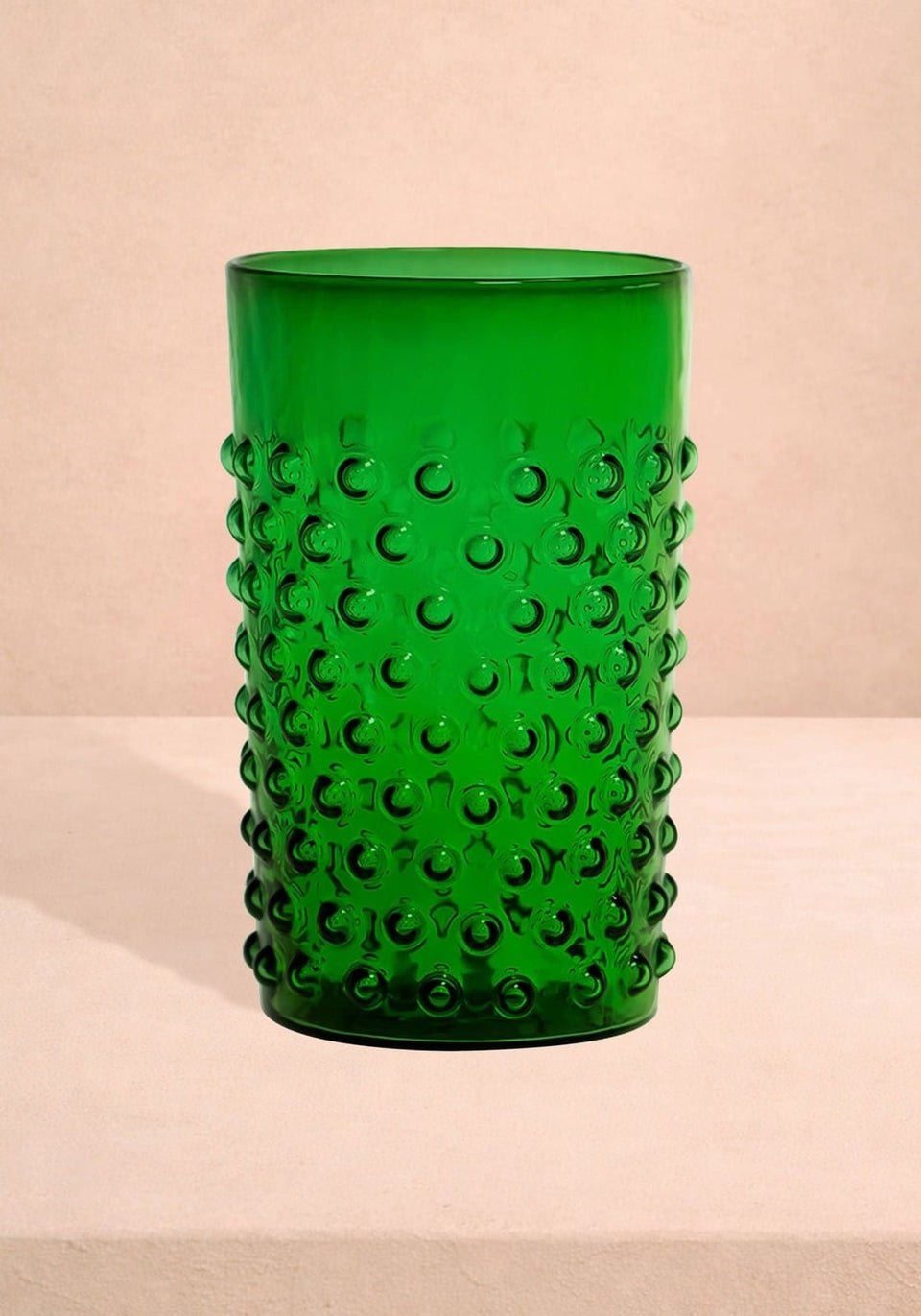 Glasses Dark Green Dew Drop Tumblers - Set Of 4