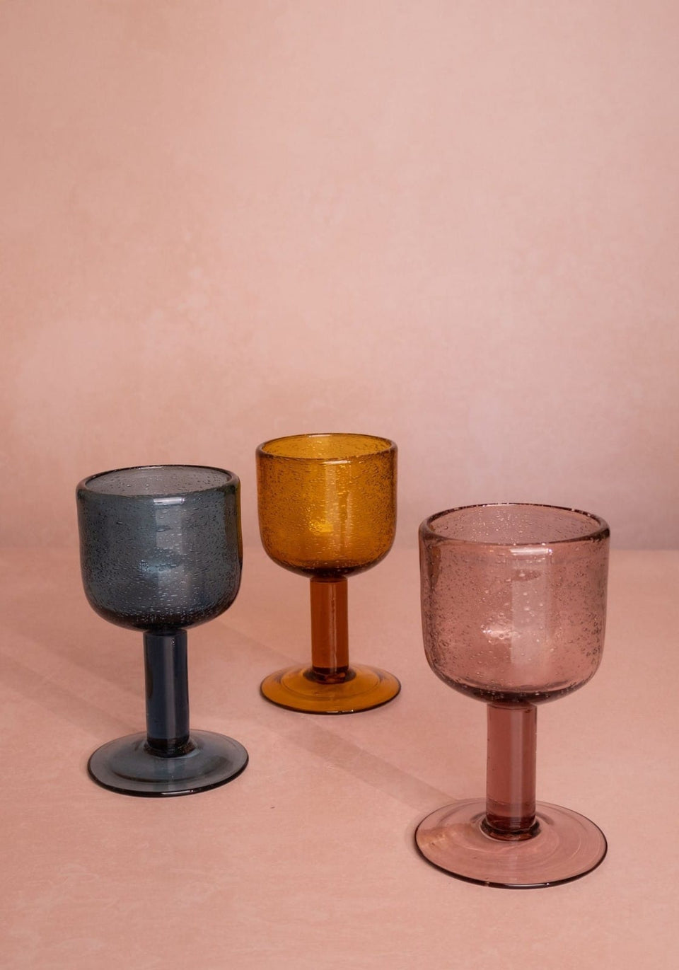 Glasses Eleanor Wine Glass, Blue - Set of 8