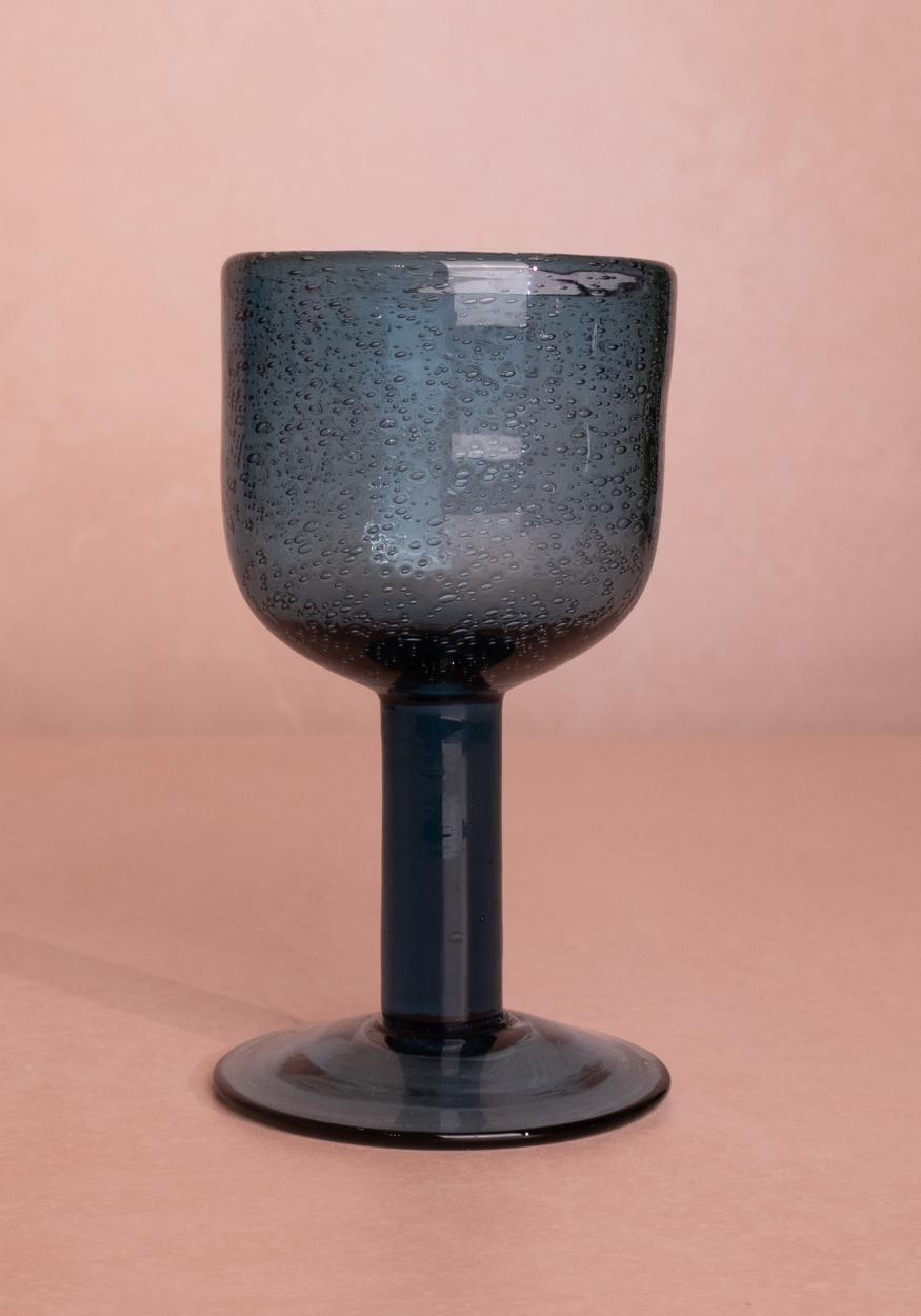 Eleanor Wine Glass, Blue - Set of 8