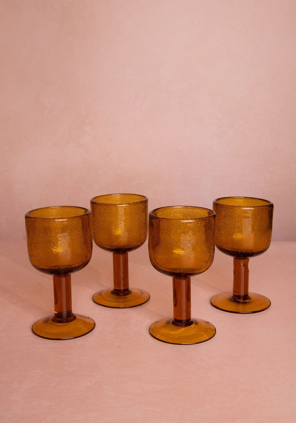 Glasses Eleanor Wine Glass, Mustard - Set of 8