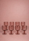 Eleanor Wine Glass, Violet - Set of 8