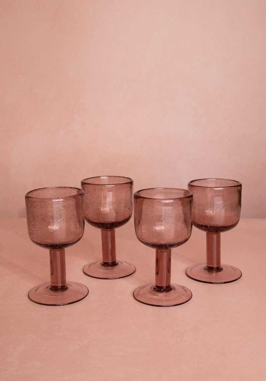 Glasses Eleanor Wine Glass, Violet - Set of 8