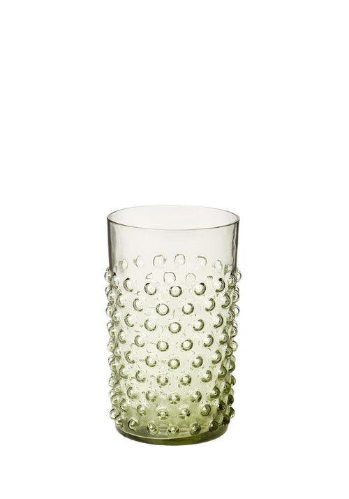 Olive Green Dew Drop Tumblers - Set of 4