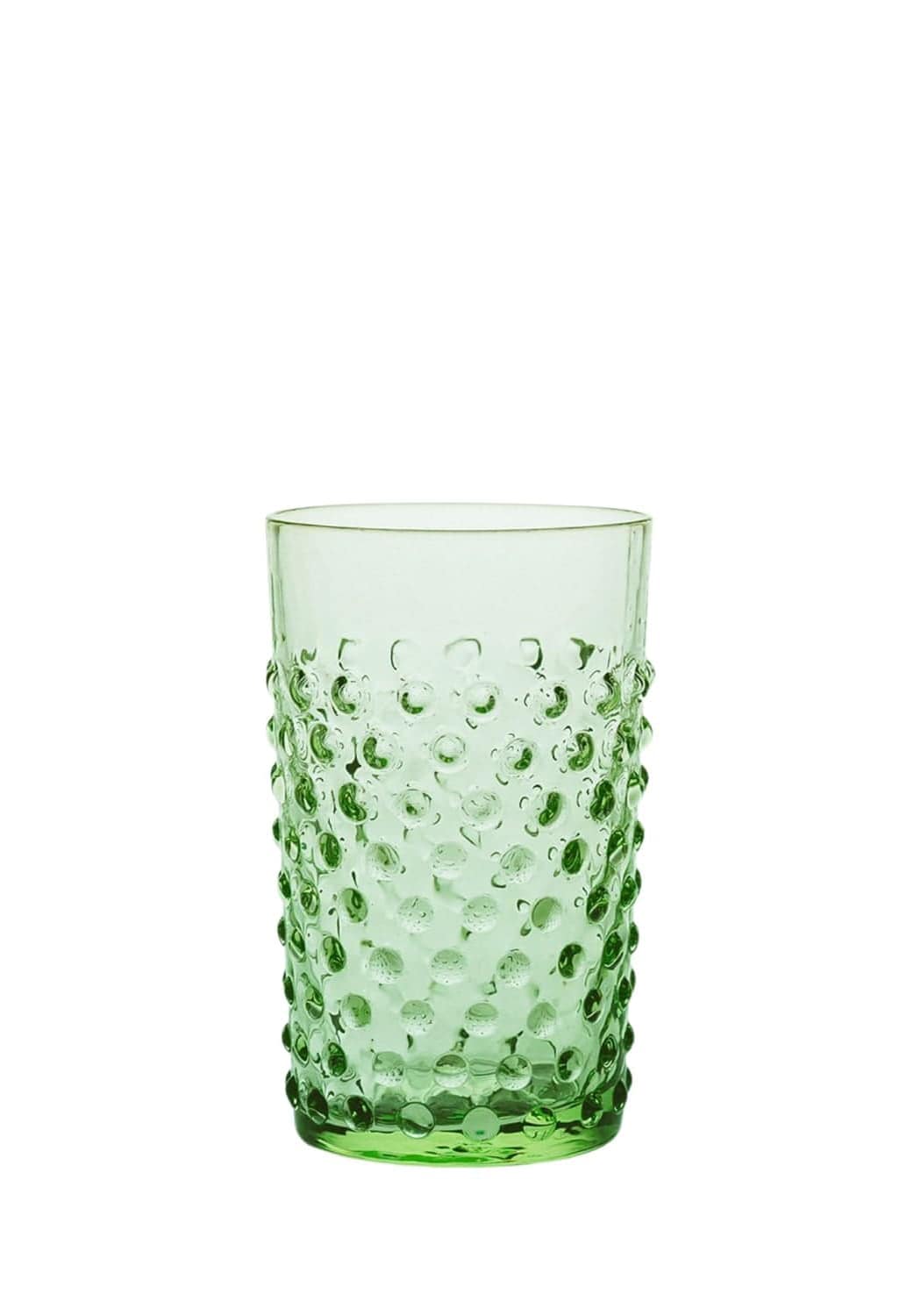 Glasses Light Green Dew Drop Tumblers - Set Of 4