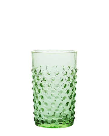 Glasses Light Green Dew Drop Tumblers - Set Of 4