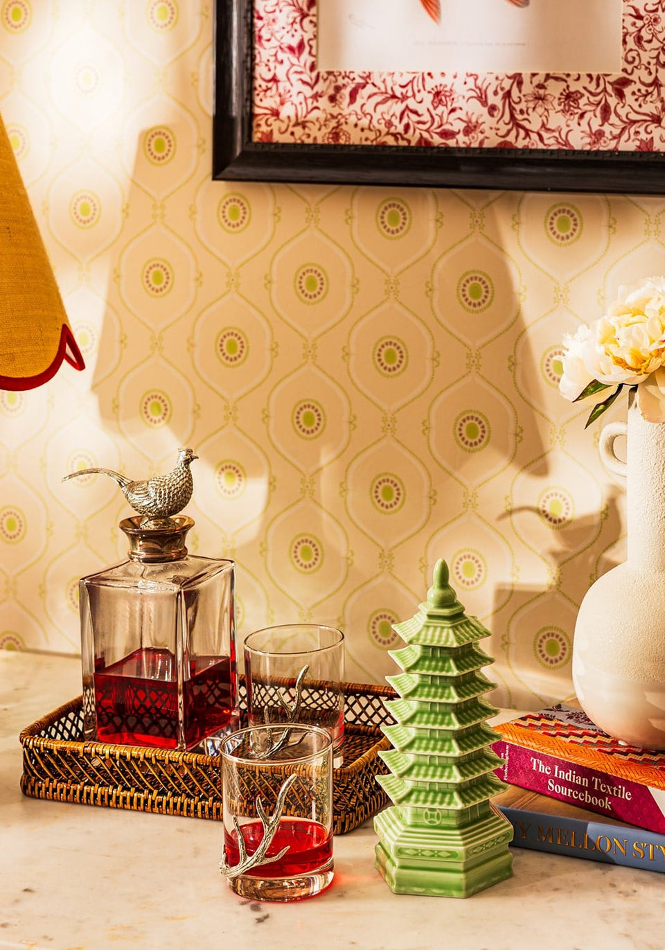 Lola's Pewter Stag Embrace Whiskey Glass