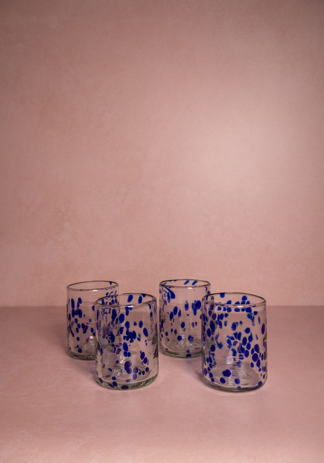 Louisa Confetti Tumbler, Blue