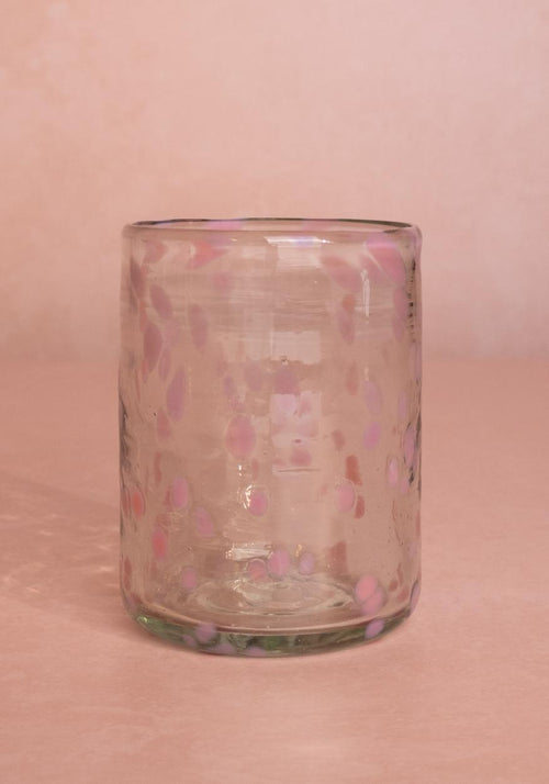 Louisa Confetti Tumbler, Pink - Set of 4