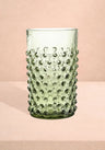 Olive Green Dew Drop Tumblers - Set of 4