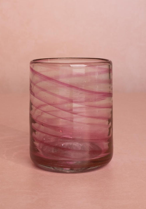 Olivia Swirl Tumbler, Pink - Set of 4