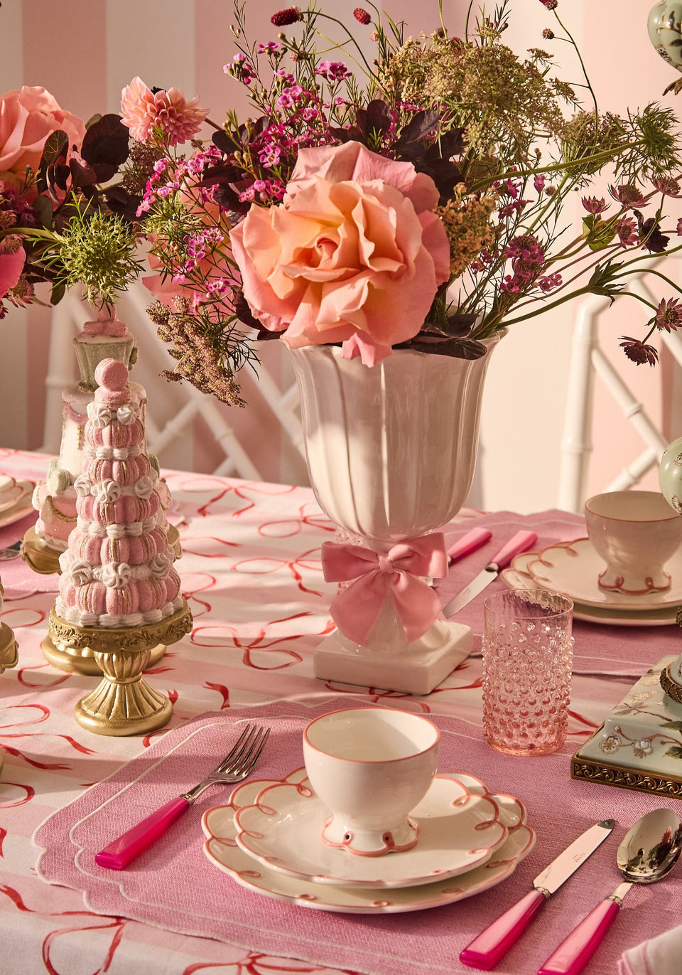 Pink Dew Drop Tumblers - Set of 4