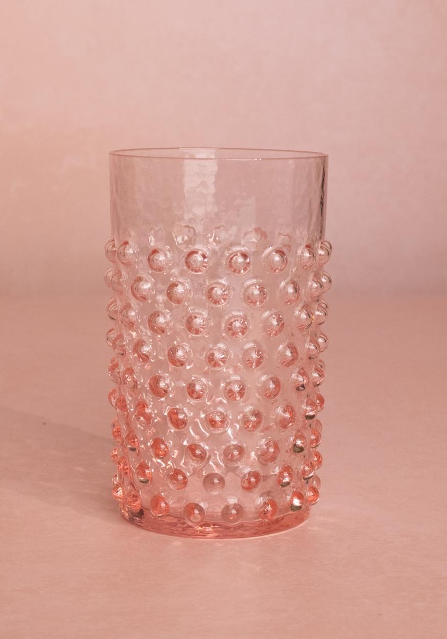 Pink Dew Drop Tumblers - Set of 4