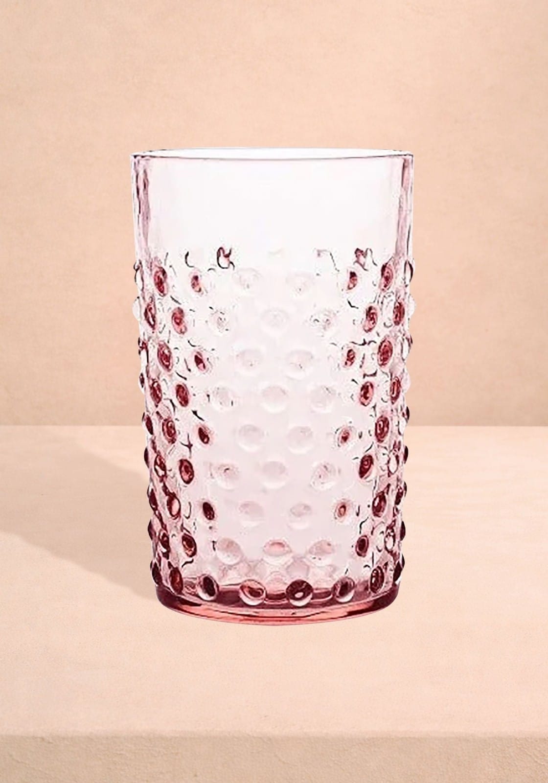 Glasses Pink Dew Drop Tumblers - Set of 4
