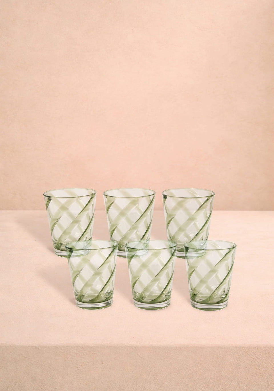 Glasses Poolside Gossip - Green Acrylic Tumbler x 6