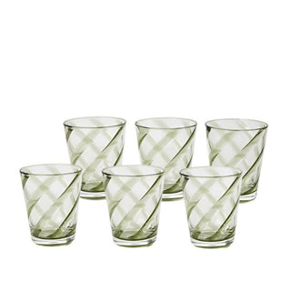 Glasses Poolside Gossip - Green Tumbler x 6