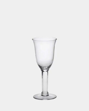 Vintage long stemmed Wine Glass Set - Set of 6