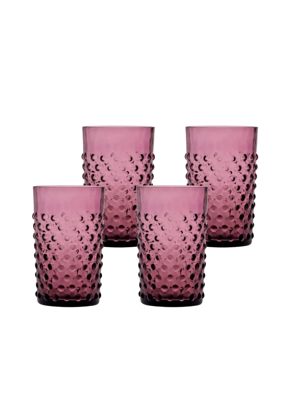 Violet Dew Drop Tumblers - Set Of 4