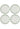 Glorious Green Scalloped Lunch Plate - Set of 4 - Casa by Josephine Jenno