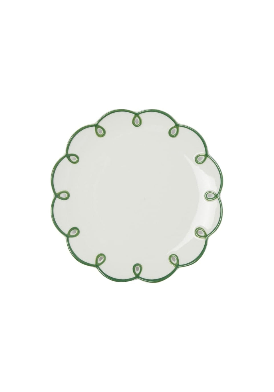 Glorious Green Scalloped Set