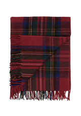 Gorgeous Wool Throw Blanket in Stewart Royal Tartan - Casa by Josephine Jenno