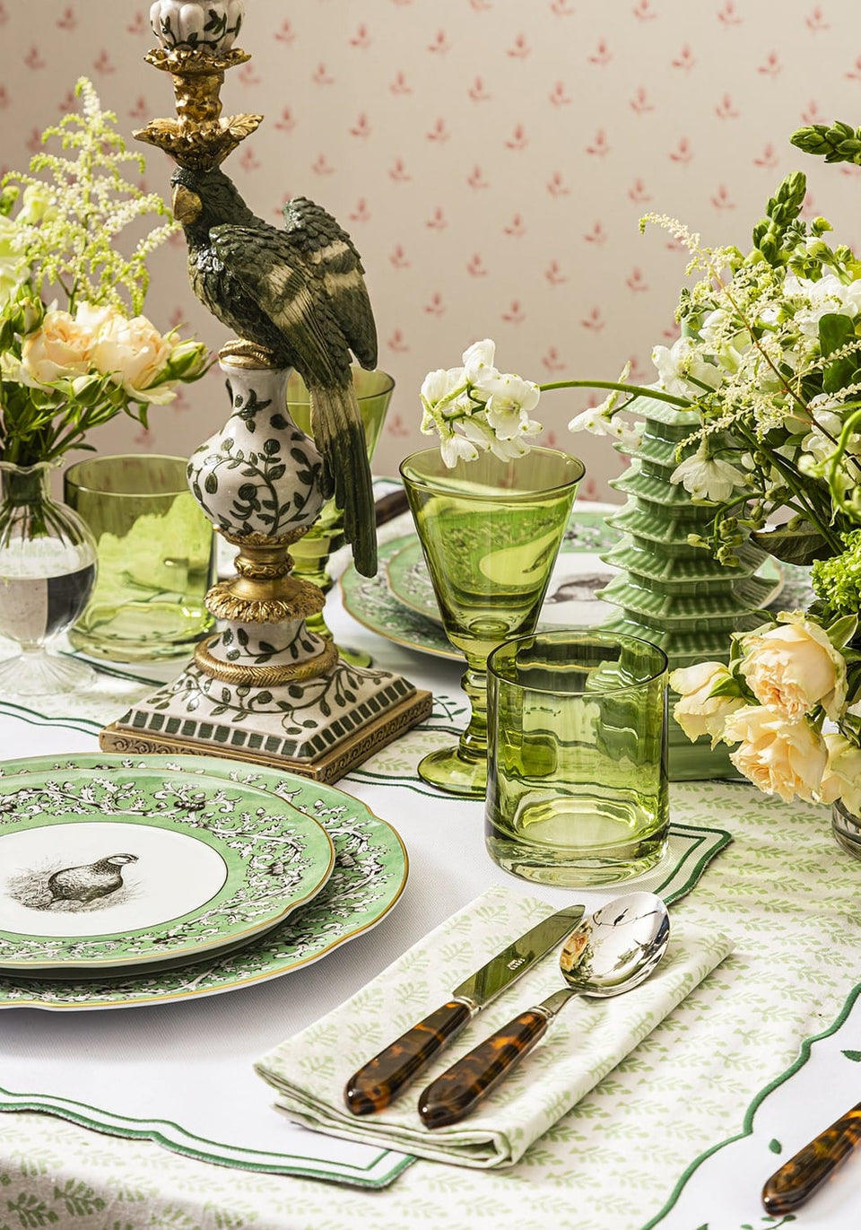 Green Dream Table Napkin - Set of 4 - Casa by Josephine Jenno