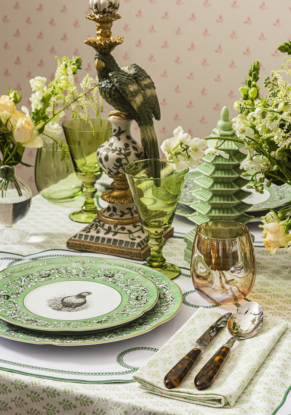 Green Dream Table Napkin - Set of 4 - Casa by Josephine Jenno