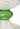 Green Globe Murano Vase Cleo Wave - Casa by Josephine Jenno