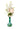 Green Marbled Bud Vase - Lightweight Treated Glass - Casa by Josephine Jenno