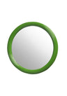 Green Round Mirror