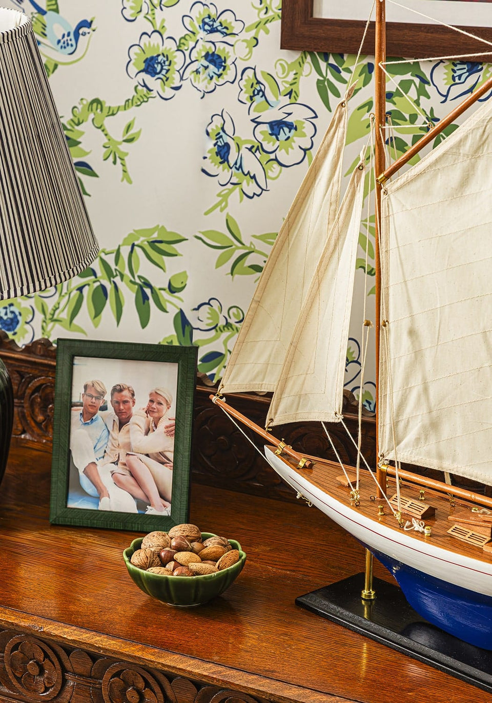 Green Scallop Ceramic Dip Bowls x 3 - Casa by Josephine Jenno