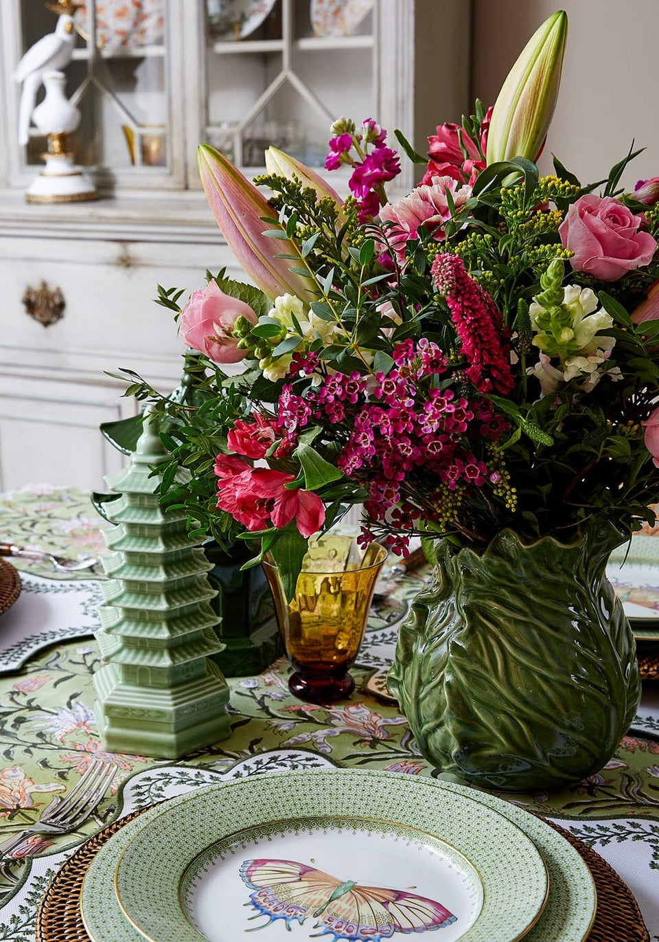 Green with Envy Tablecloth - Casa by Josephine Jenno