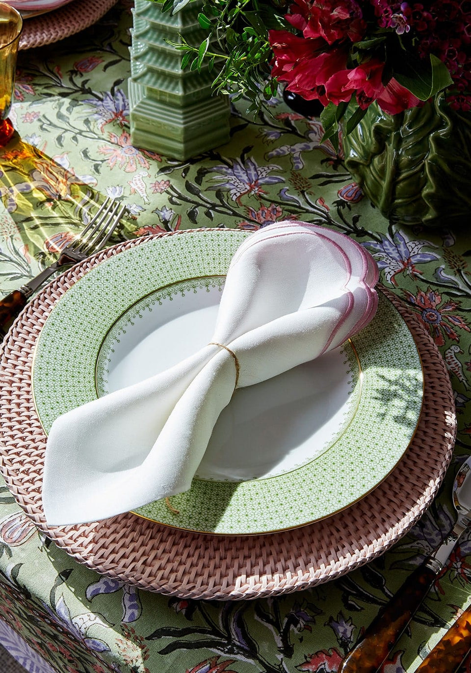 Green with Envy Tablecloth - Casa by Josephine Jenno