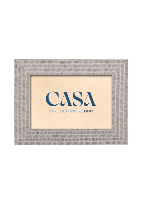 Grey Patterned Photo Frame 7x5