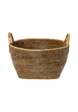 Handy Handwoven Rattan Basket - Brown - Casa by Josephine Jenno