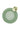 Harbour Island Round Rattan Charger Green - Set of 4 - Casa by Josephine Jenno