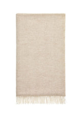 Harriet's Oatmeal British Wool Throw - Casa by Josephine Jenno