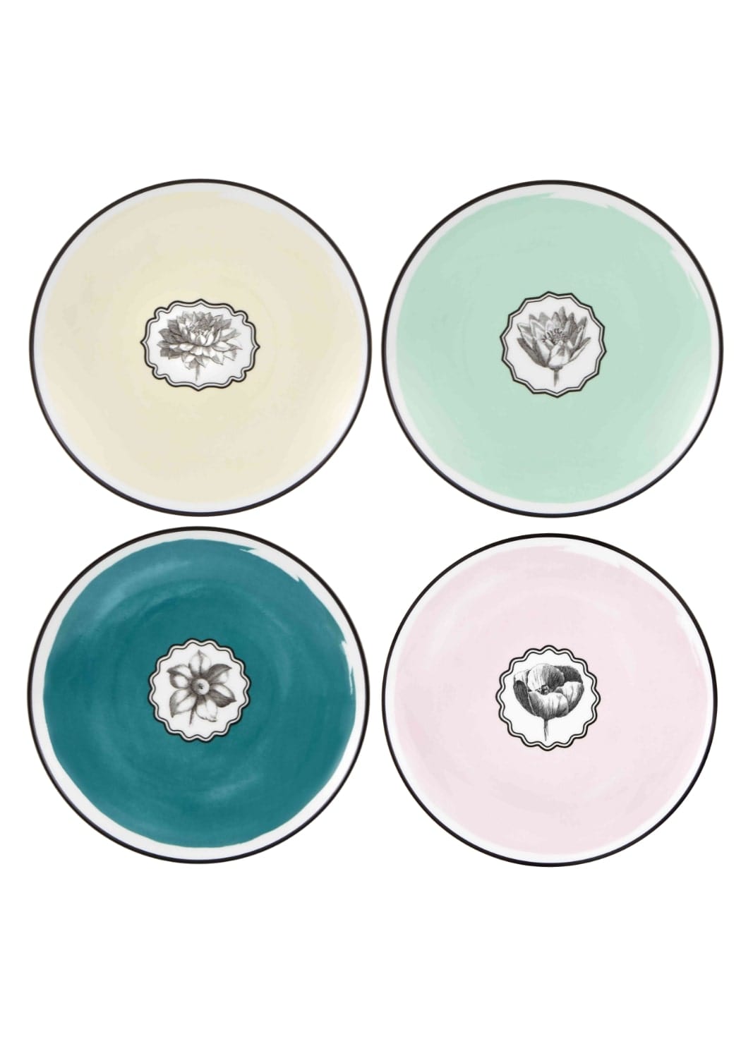 Herbariae by Christian Lacroix Dessert / Side Plates - Set of 4 - Casa by Josephine Jenno