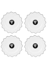 Herbariae by Christian Lacroix Scalloped Dinner Plate - Set of 4 - Casa by Josephine Jenno