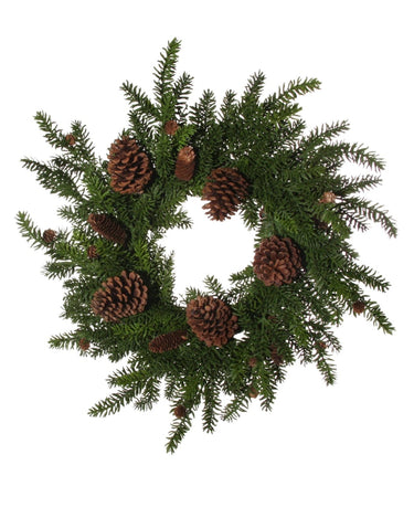 Holly Berry Pine Wreath